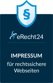 Wir sind E-Recht24 abtgesichert.